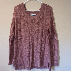 Dusty pink Maurice’s sweater
